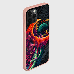 Чехол для iPhone 12 Pro Max CS:GO Hyper Beast Original, цвет: 3D-светло-розовый — фото 2