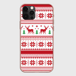 Чехол iPhone 12 Pro Max Новогодние олени