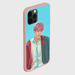 Чехол для iPhone 12 Pro Max BTS Jungkook, цвет: 3D-светло-розовый — фото 2