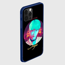 Чехол для iPhone 12 Pro Max BTS: Give it to me Suga, цвет: 3D-тёмно-синий — фото 2