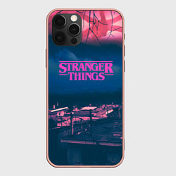 Чехол для iPhone 12 Pro Max Stranger Things: Pink Heaven, цвет: 3D-светло-розовый