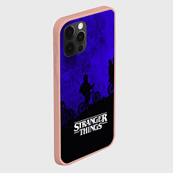 Чехол для iPhone 12 Pro Max Stranger Things: Moon Biker, цвет: 3D-светло-розовый — фото 2