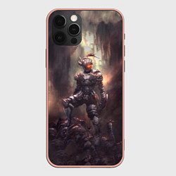 Чехол для iPhone 12 Pro Max Goblin Slayer darkness knight, цвет: 3D-светло-розовый