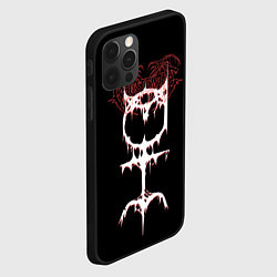 Чехол для iPhone 12 Pro Max Ghostemane sign, цвет: 3D-черный — фото 2