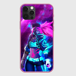 Чехол для iPhone 12 Pro Max KDA Akali, цвет: 3D-малиновый