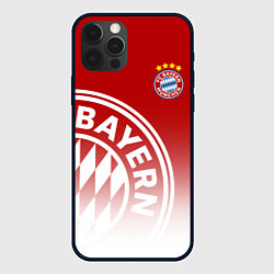 Чехол для iPhone 12 Pro Max ФК Бавария, цвет: 3D-черный