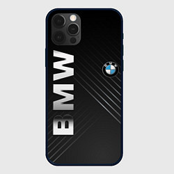 Чехол для iPhone 12 Pro Max BMW: Steel Line, цвет: 3D-черный