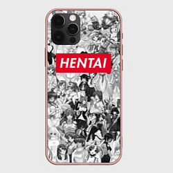 Чехол для iPhone 12 Pro Max HENTAI, цвет: 3D-светло-розовый