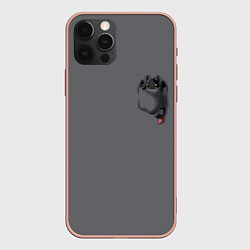 Чехол для iPhone 12 Pro Max Беззубик в кармане, цвет: 3D-светло-розовый