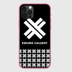 Чехол для iPhone 12 Pro Max Eskimo Callboy: Cross, цвет: 3D-малиновый
