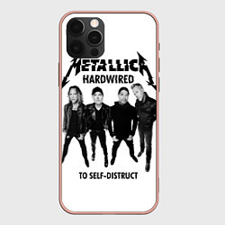 Чехол для iPhone 12 Pro Max Metallica: Hardwired, цвет: 3D-светло-розовый