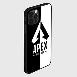 Чехол для iPhone 12 Pro Max Apex Legends: Black & White, цвет: 3D-черный — фото 2