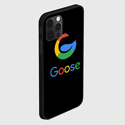 Чехол для iPhone 12 Pro Max GOOSE, цвет: 3D-черный — фото 2