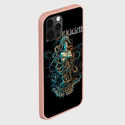 Чехол для iPhone 12 Pro Max Meshuggah: Violent Sleep, цвет: 3D-светло-розовый — фото 2