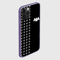 Чехол для iPhone 12 Pro Max Marshmello: Dark Style, цвет: 3D-серый — фото 2