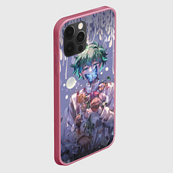 Чехол для iPhone 12 Pro Max My Hero Academia в кустах, цвет: 3D-малиновый — фото 2