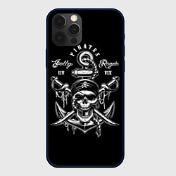 Чехол для iPhone 12 Pro Max Pirates Team, цвет: 3D-черный