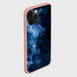 Чехол для iPhone 12 Pro Max Синий космос, цвет: 3D-светло-розовый — фото 2