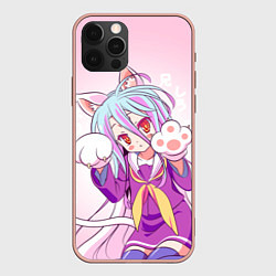 Чехол для iPhone 12 Pro Max No Game No Life, цвет: 3D-светло-розовый