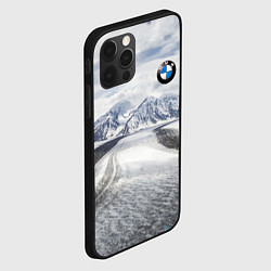 Чехол для iPhone 12 Pro Max BMW - снежная вершина, цвет: 3D-черный — фото 2