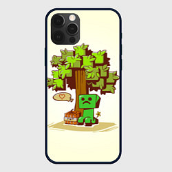 Чехол для iPhone 12 Pro Max Forest Creeper, цвет: 3D-черный