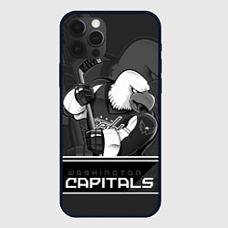 Чехол iPhone 12 Pro Max Washington Capitals: Mono