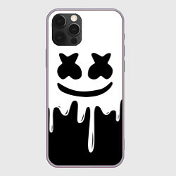 Чехол для iPhone 12 Pro Max MELLO BLACK x WHITE, цвет: 3D-серый