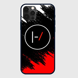 Чехол iPhone 12 Pro Max 21 Pilots: Black & Red