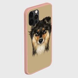 Чехол для iPhone 12 Pro Max Rouge Collie, цвет: 3D-светло-розовый — фото 2