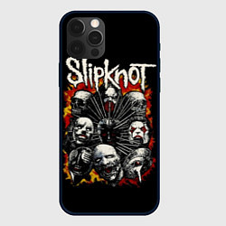 Чехол iPhone 12 Pro Max Slipknot: Faces