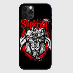 Чехол для iPhone 12 Pro Max Slipknot: Devil Goat, цвет: 3D-черный