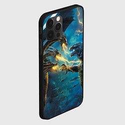 Чехол для iPhone 12 Pro Max Godzilla Rage, цвет: 3D-черный — фото 2