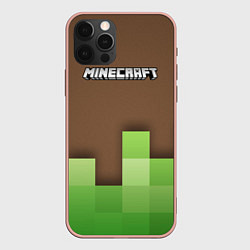 Чехол iPhone 12 Pro Max Minecraft - Логотип