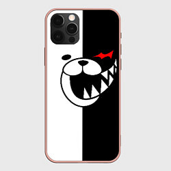 Чехол для iPhone 12 Pro Max MONOKUMA, цвет: 3D-светло-розовый