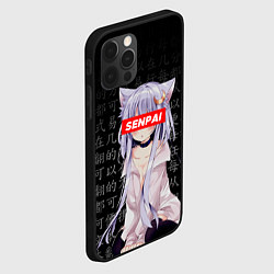 Чехол для iPhone 12 Pro Max SENPAI ANIME, цвет: 3D-черный — фото 2