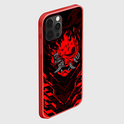 Чехол для iPhone 12 Pro Max CYBERPUNK 2077, цвет: 3D-красный — фото 2