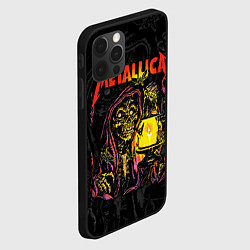 Чехол для iPhone 12 Pro Max Metallica скеленон со свечкой, цвет: 3D-черный — фото 2