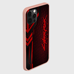 Чехол для iPhone 12 Pro Max Cyberpunk 2077, цвет: 3D-светло-розовый — фото 2