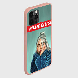 Чехол для iPhone 12 Pro Max Billie Eilish, цвет: 3D-светло-розовый — фото 2