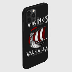 Чехол для iPhone 12 Pro Max Vikings Valhalla, цвет: 3D-черный — фото 2