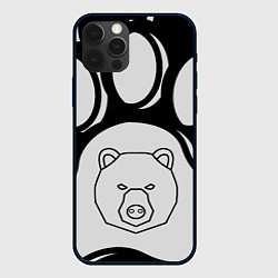 Чехол для iPhone 12 Pro Max Душа севера - след медведя, цвет: 3D-черный