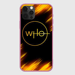 Чехол для iPhone 12 Pro Max DOCTOR WHO, цвет: 3D-малиновый