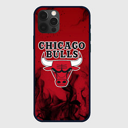 Чехол для iPhone 12 Pro Max CHICAGO BULLS, цвет: 3D-черный