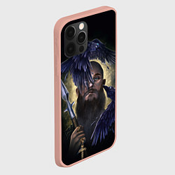 Чехол для iPhone 12 Pro Max Vikings, цвет: 3D-светло-розовый — фото 2
