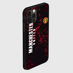 Чехол для iPhone 12 Pro Max Manchester United, цвет: 3D-черный — фото 2