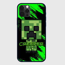 Чехол iPhone 12 Pro Max MINECRAFT CREEPER