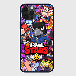 Чехол для iPhone 12 Pro Max BRAWL STARS CROW, цвет: 3D-черный