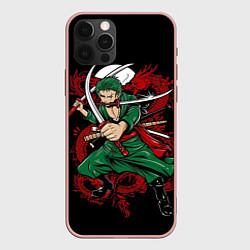 Чехол для iPhone 12 Pro Max One Piece, цвет: 3D-светло-розовый