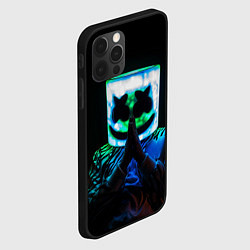 Чехол для iPhone 12 Pro Max Marshmello, цвет: 3D-черный — фото 2