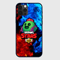 Чехол для iPhone 12 Pro Max Brawl Stars Spike, цвет: 3D-черный